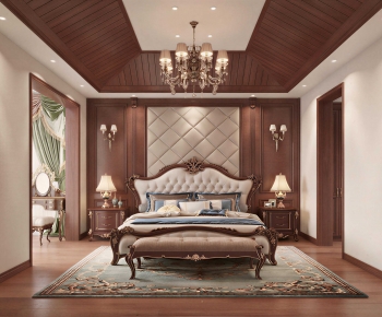 American Style Bedroom-ID:491758113