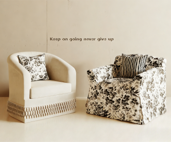American Style Single Sofa-ID:459373954
