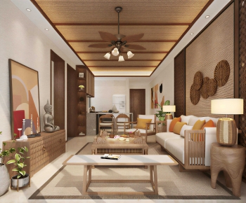 Southeast Asian Style A Living Room-ID:211064103