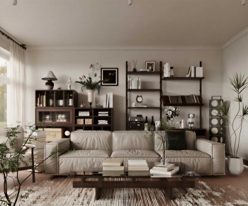 Modern A Living Room-ID:187429904