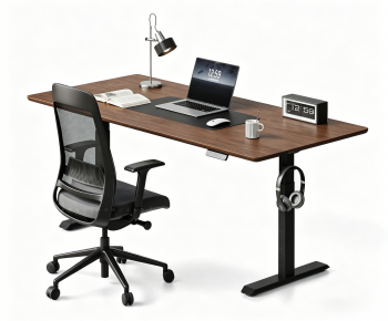 Modern Computer Desk And Chair-ID:526520973