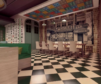 Retro Style Restaurant-ID:119585044