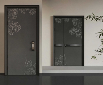 New Chinese Style Entrance Door-ID:399848942