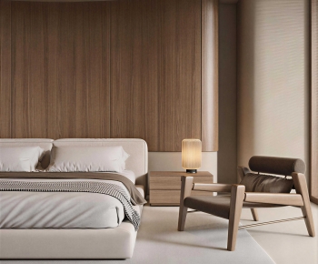 Modern Double Bed-ID:529194123