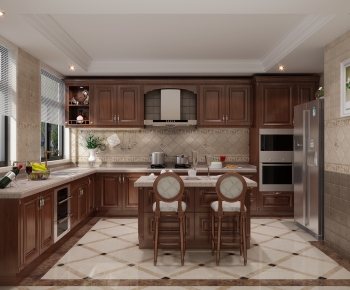 Simple European Style Dining Room-ID:107556106