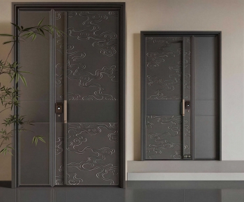 New Chinese Style Entrance Door-ID:684484963