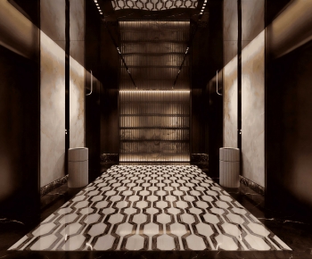 Modern Elevator Hall-ID:917996882