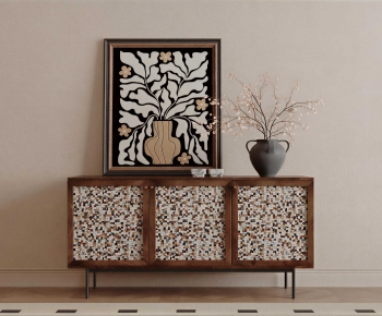 French Style Side Cabinet-ID:107971913