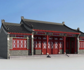 Chinese Style Ancient Architectural Buildings-ID:226495038