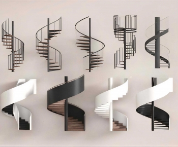 Modern Rotating Staircase-ID:751166111