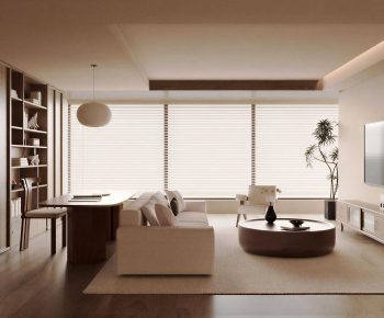 Wabi-sabi Style A Living Room-ID:206902981