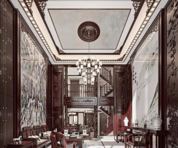 Chinese Style A Living Room-ID:846918111