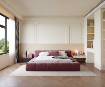 Simple European Style Bedroom-ID:970623978