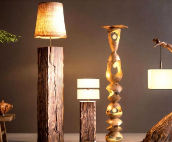 Wabi-sabi Style Floor Lamp-ID:271857989