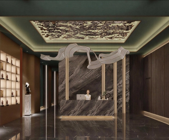 New Chinese Style Lobby Hall-ID:908871899