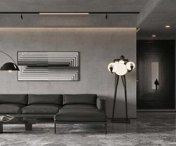 Industrial Style Dining Room-ID:296140917