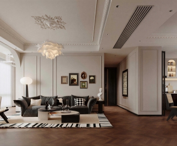 French Style A Living Room-ID:686306957