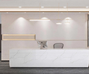 Modern Reception Desk-ID:894391064
