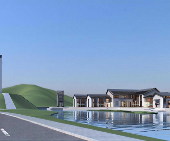 New Chinese Style Appearance Of Commercial Building-ID:641328101