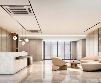 Modern Office Reception Desk-ID:901354071