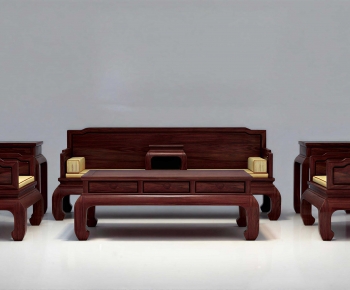 New Chinese Style Sofa Combination-ID:611397035