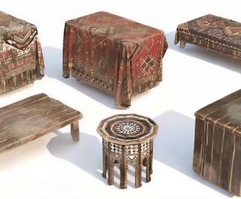 Retro Style Coffee Table-ID:536480906