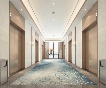 New Chinese Style Elevator Hall-ID:754530419