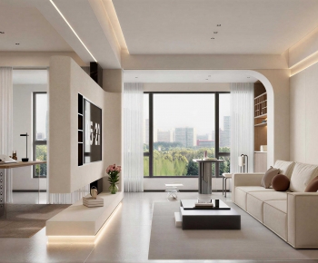 Modern A Living Room-ID:998260973