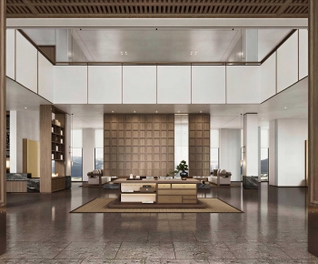 New Chinese Style Lobby Hall-ID:761081935