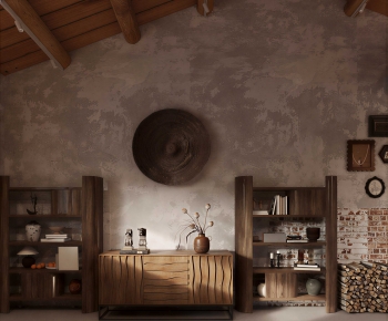 Wabi-sabi Style Side Cabinet-ID:430569611