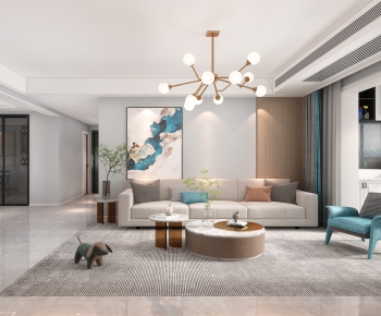 Modern A Living Room-ID:273749834
