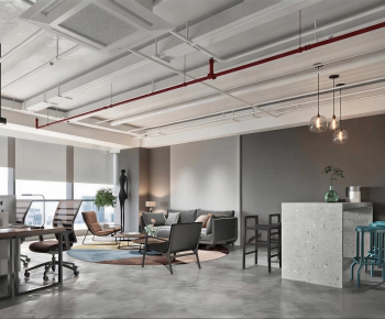 Industrial Style Office Rest Area-ID:672659929