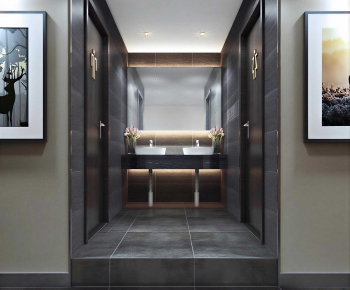 Modern Public Toilet-ID:918450125