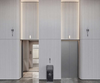 Modern Office Elevator Hall-ID:276364096