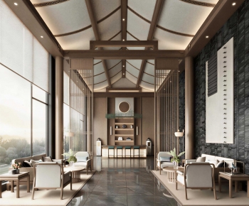 New Chinese Style Lobby Hall-ID:916188966
