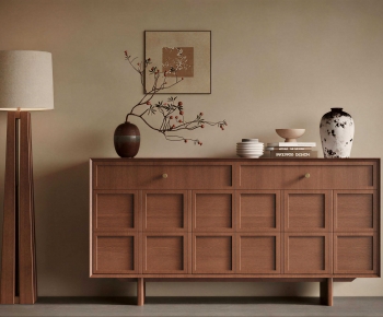 Wabi-sabi Style Entrance Cabinet-ID:883944033