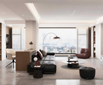 Modern A Living Room-ID:774091964