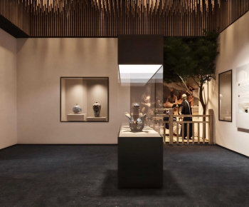 New Chinese Style Exhibition Hall-ID:946923976