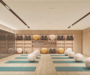 Modern Yoga Room-ID:434528112