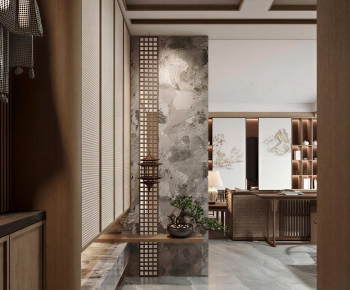 New Chinese Style Hallway-ID:895231013