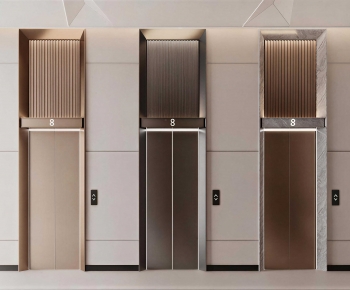 Modern Office Elevator Hall-ID:157780683