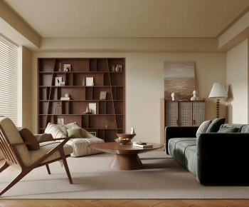 Wabi-sabi Style A Living Room-ID:948939353