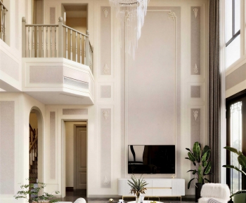 French Style A Living Room-ID:286800946