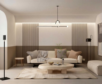 Modern A Living Room-ID:497975116