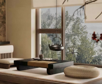Japanese Style Tea Tables And Chairs-ID:337580921