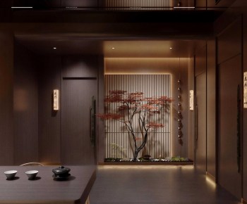 New Chinese Style Tea House-ID:883904937