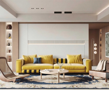 Modern A Living Room-ID:766860012