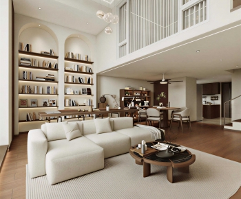 Modern A Living Room-ID:932168963