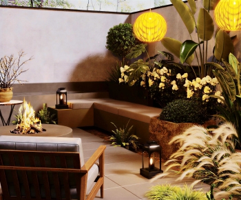 Modern Courtyard/landscape-ID:541491992