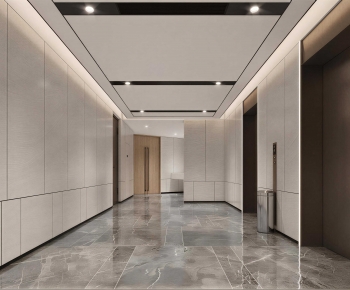Modern Office Elevator Hall-ID:325654036